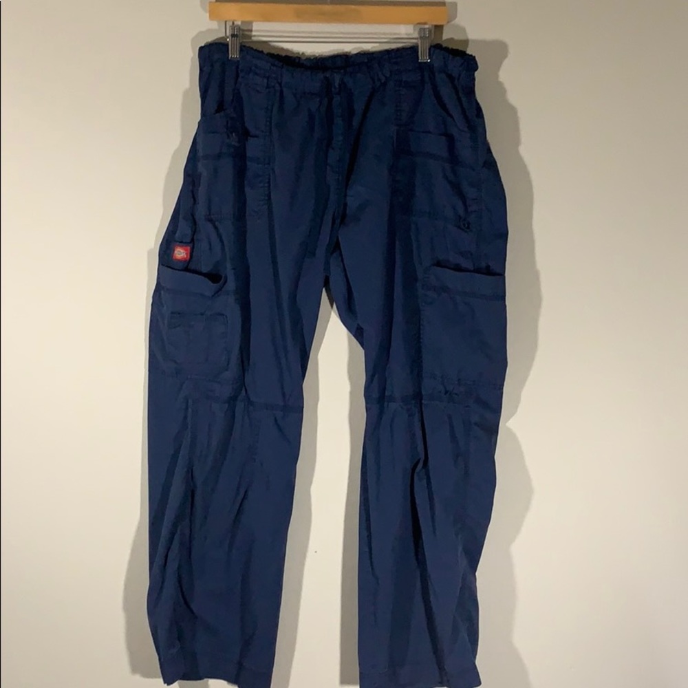Navy blue dickies scrub pants size xl